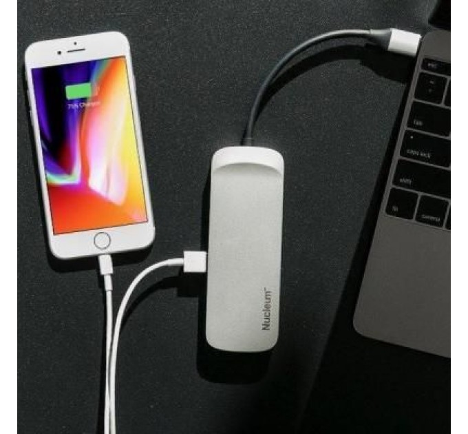 Kingston Концентратор Kingston Nucleum USB-C (C-HUBC1-SR-EN)