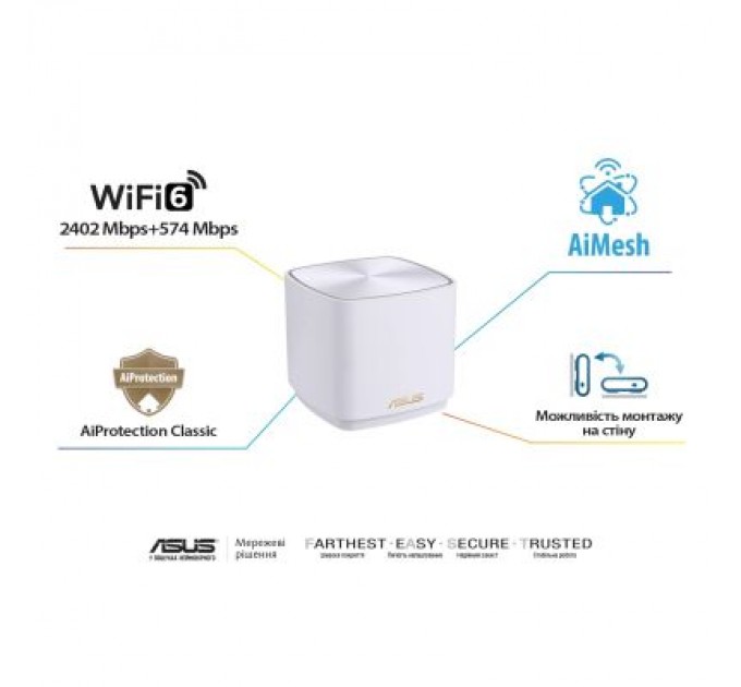 ASUS Маршрутизатор ASUS ZenWiFi XD5 3PK (90IG0750-MO3B20)