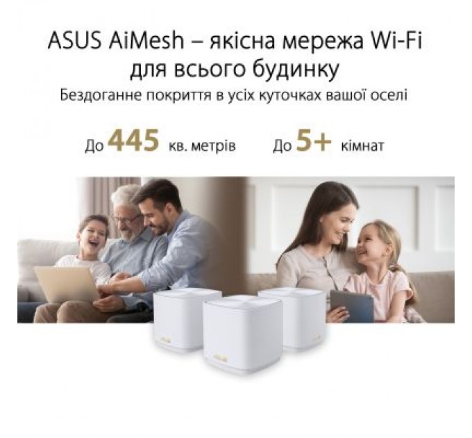 ASUS Маршрутизатор ASUS ZenWiFi XD5 3PK (90IG0750-MO3B20)