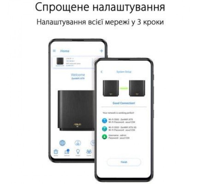 ASUS Маршрутизатор ASUS ZenWiFi XT9 2PK (90IG0740-MO3B30)