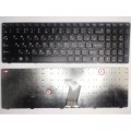 Lenovo Клавіатура ноутбука Lenovo IdeaPad B570/B580/B590/V570/Z570 черная с черной рамкой RU (A43819)