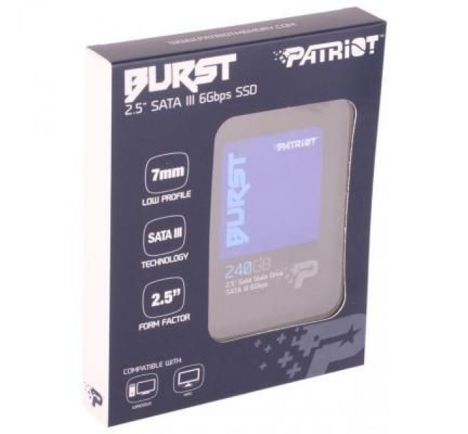 Patriot Накопичувач SSD 2.5" 240GB Patriot (PBU240GS25SSDR)