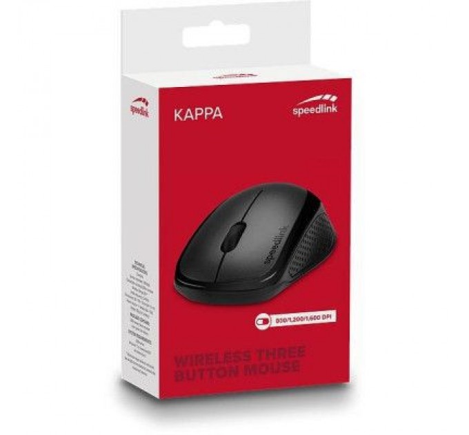 Speedlink Мишка Speedlink Kappa Wireless Black (SL-630011-BK)