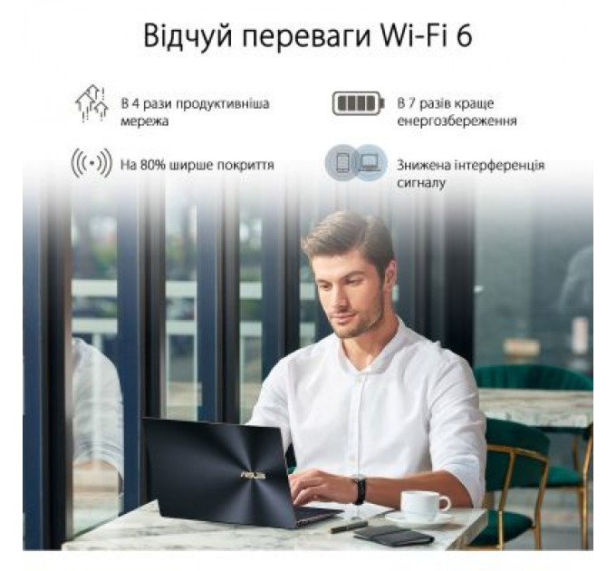 ASUS Мережева карта Wi-Fi ASUS USB-AX56 (90IG06H0-MO0R10)