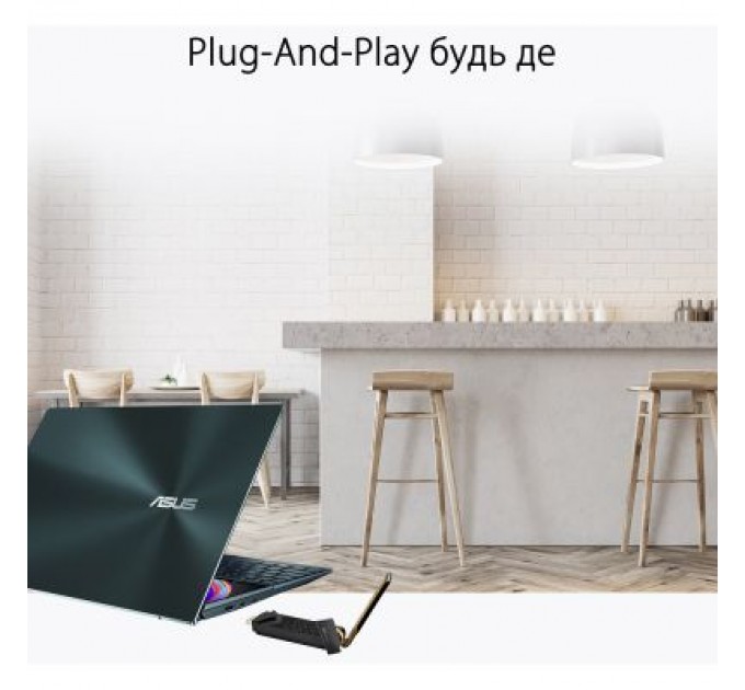 ASUS Мережева карта Wi-Fi ASUS USB-AX56 (90IG06H0-MO0R10)