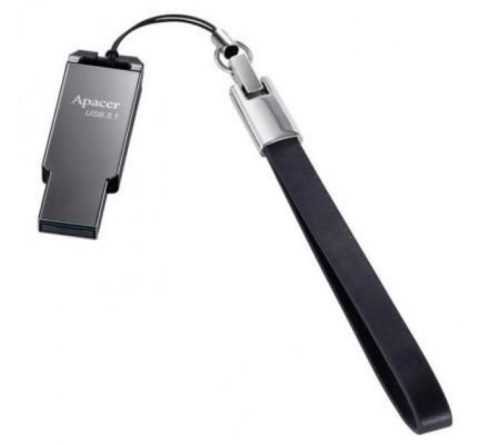 Apacer USB флеш накопичувач Apacer 32GB AH360 Ashy USB 3.1 Gen1 (AP32GAH360A-1)