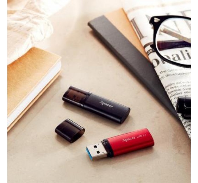 Apacer USB флеш накопичувач Apacer 128GB AH25B Red USB 3.1 Gen1 (AP128GAH25BR-1)