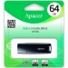 Apacer USB флеш накопичувач Apacer 64GB AH336 Black USB 2.0 (AP64GAH336B-1)