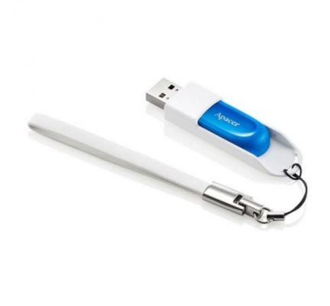 Apacer USB флеш накопичувач Apacer 64GB AH23A White USB 2.0 (AP64GAH23AW-1)
