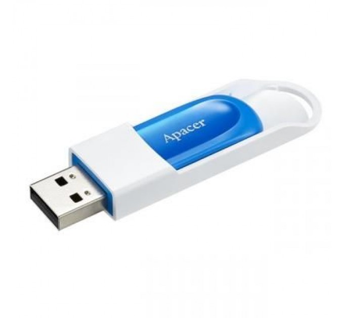 Apacer USB флеш накопичувач Apacer 64GB AH23A White USB 2.0 (AP64GAH23AW-1)