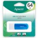 Apacer USB флеш накопичувач Apacer 64GB AH23A White USB 2.0 (AP64GAH23AW-1)