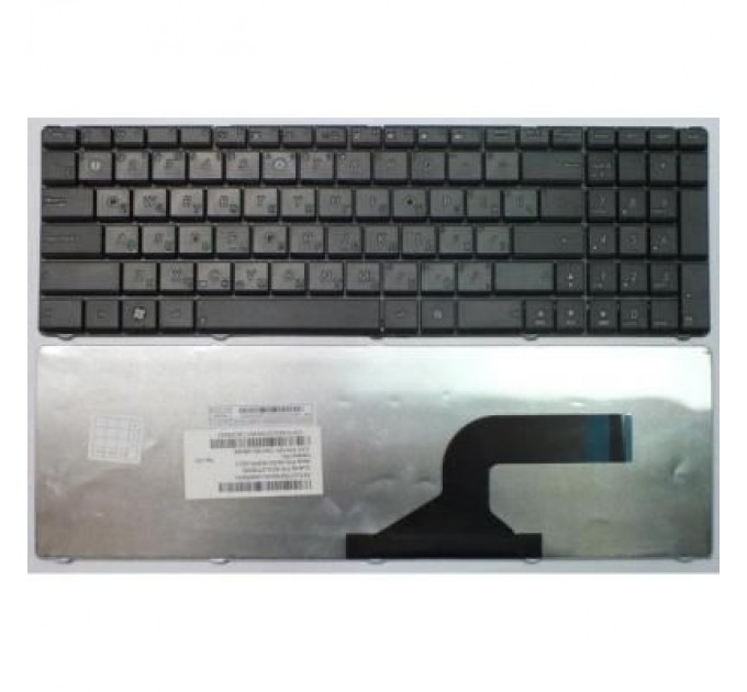 ASUS Клавіатура ноутбука ASUS G51/G53/K52/N50/X61/F50/W90 черная RU New Design (A43681)
