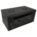 Eserver Шафа настінна Eserver 4U 19" 600х350х284 (Ш*Г*В), скло, чорна (ES-Е435B)