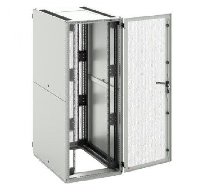 Conteg Шафа напольна Conteg 42U PREMIUM 19" 600x800, RAL7035 (RF1-42-60/8A-GWSWA-5AK)