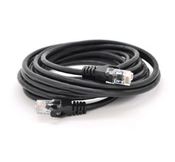 Ritar Патч-корд 5м, UTP, Cat.6, RJ45, CU, black Ritar (PCR-CU6/5Bk)