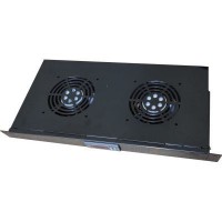 Вентиляторний модуль 2 вент. з термостатом Kingda (KD-301-8)