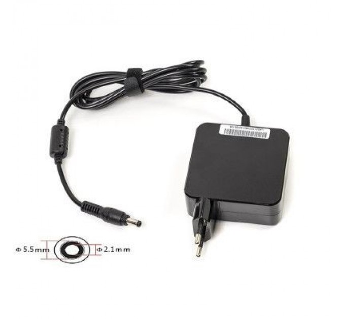 PowerPlant Блок живлення до ноутбуку PowerPlant ACER 220V, 19V 65W 3.42A (5.5*2.1) wall mount (WM-AC65F5521)