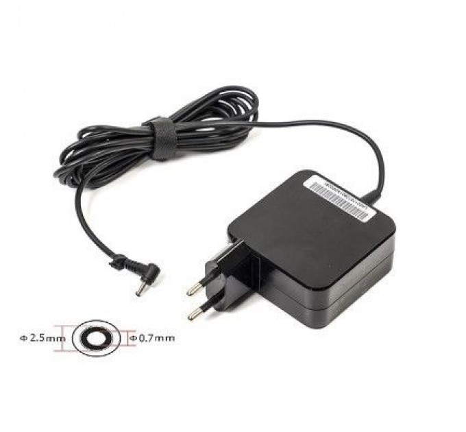 PowerPlant Блок живлення до ноутбуку PowerPlant ASUS 220V, 19V 40W 2.1A (2.5*0.7) wall mount (WM-AS40F2507)
