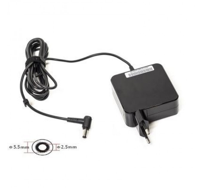 PowerPlant Блок живлення до ноутбуку PowerPlant IBM/LENOVO 220V, 20V 65W 3.25A (5.5*2.5) wall mount (WM-IB65H5525)