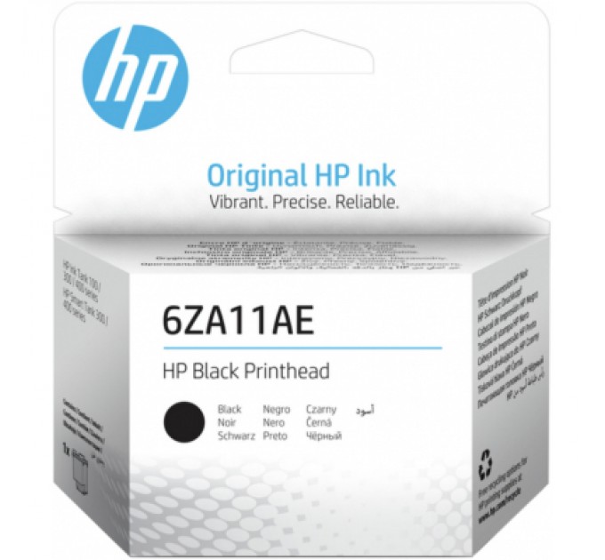 HP Друкуюча голівка HP 6ZA11AE Black (6ZA11AE)