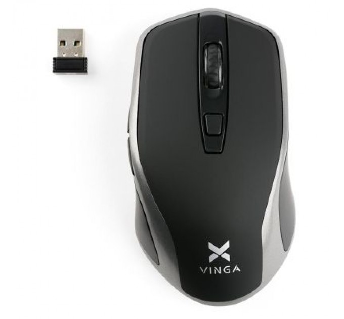 Vinga Мишка Vinga MSW-909 Silent black-grey