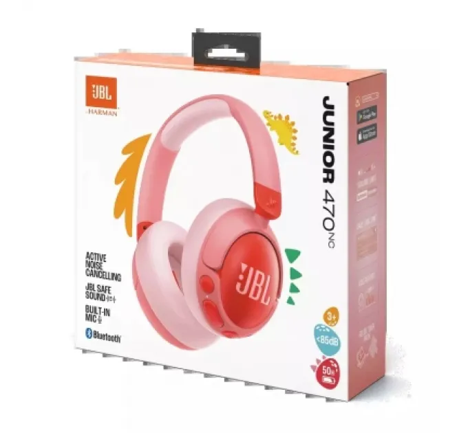 JBL Навушники JBL JR 470 NC Pink (JBLJR470NCPIK)