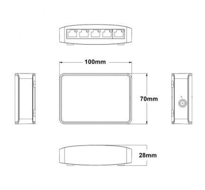 Onv Комутатор мережевий Onv ONV-H3005S