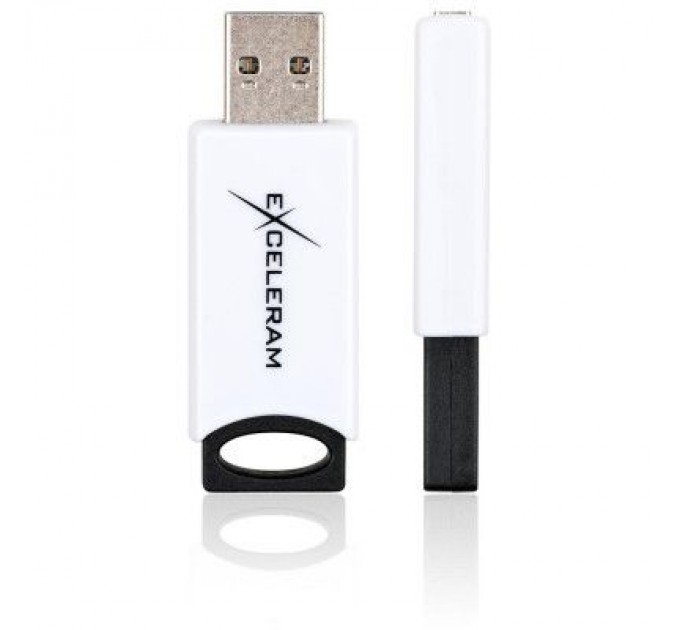 eXceleram USB флеш накопичувач eXceleram 32GB H2 Series White/Black USB 2.0 (EXU2H2W32)