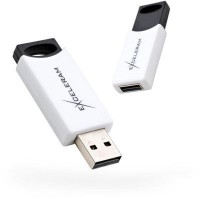 USB флеш накопичувач eXceleram 64GB H2 Series White/Black USB 2.0 (EXU2H2W64)