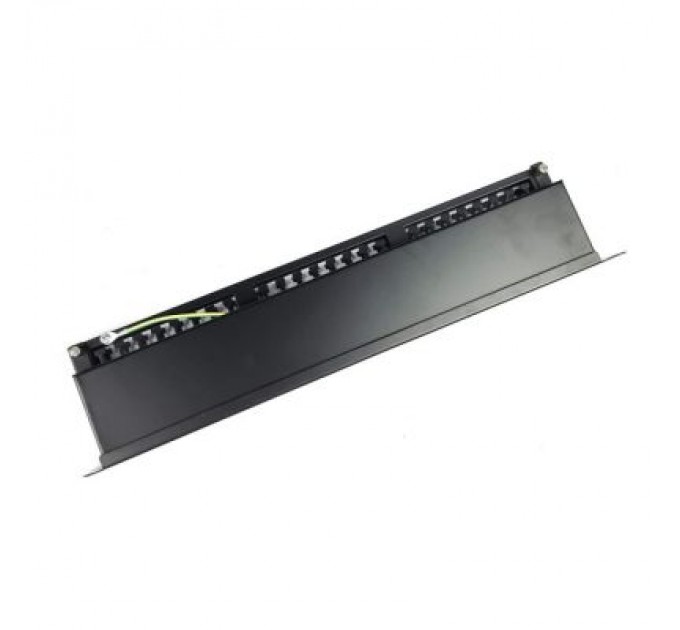 Eserver Патч-панель Eserver 19" 48хRJ-45 STP 1U cat. 5e з організатором кабеля (WT-2409-cat 5e)