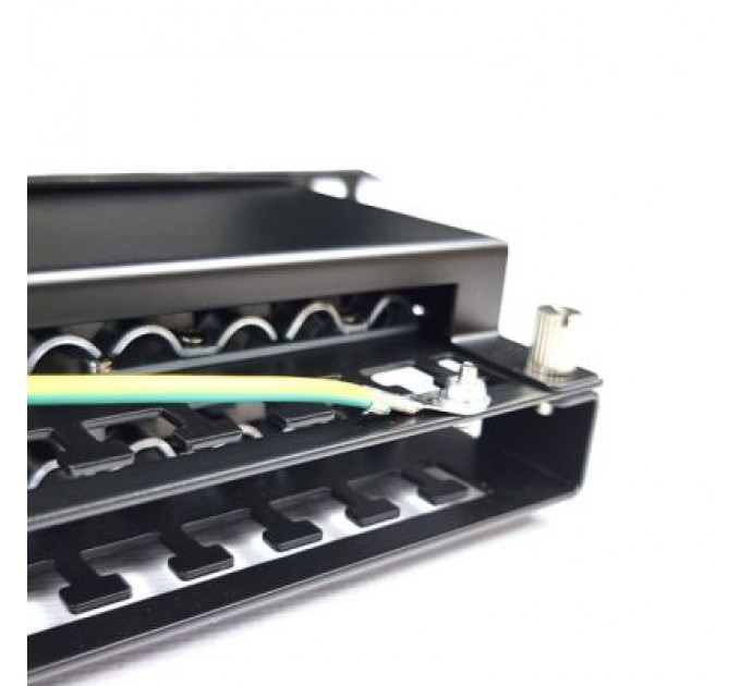 Eserver Патч-панель Eserver 19" 48хRJ-45 STP 1U cat. 5e з організатором кабеля (WT-2409-cat 5e)