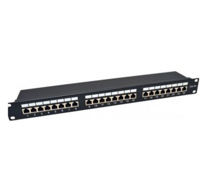 Eserver Патч-панель Eserver 19" 24xRJ-45 FTP 1U cat.5e (WT-2084-CAT.5E)