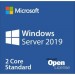 Microsoft ПЗ для сервера Microsoft Windows Server STD CORE 2019 SNGL OLP 2Lic NL CoreLic (9EM-00653)