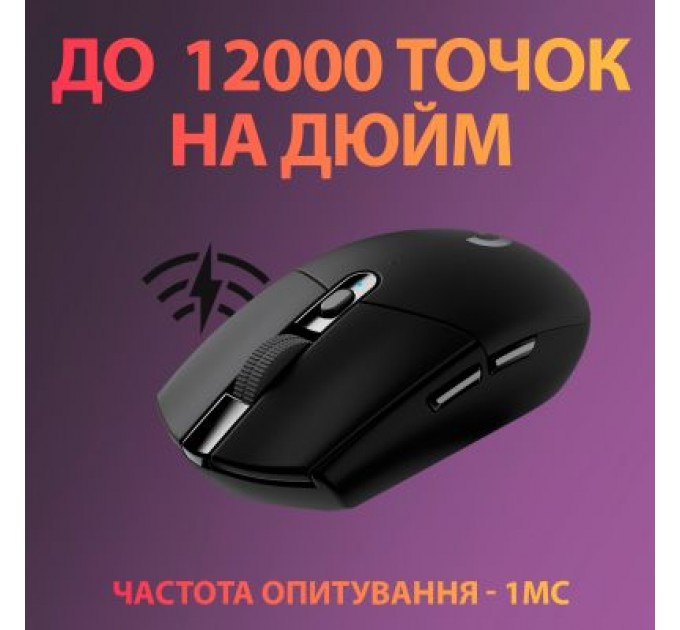 Logitech Мишка Logitech G305 Lightspeed Black (910-005282)