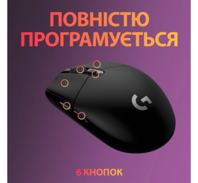 Logitech Мишка Logitech G305 Lightspeed Black (910-005282)