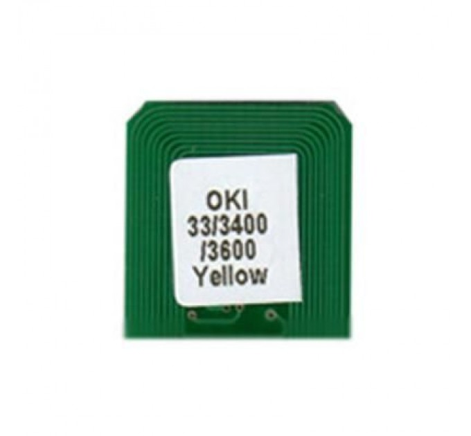 BASF Чип для картриджа OKI C3300/3400/3600 (2.5K) Yellow BASF (WWMID-71090)