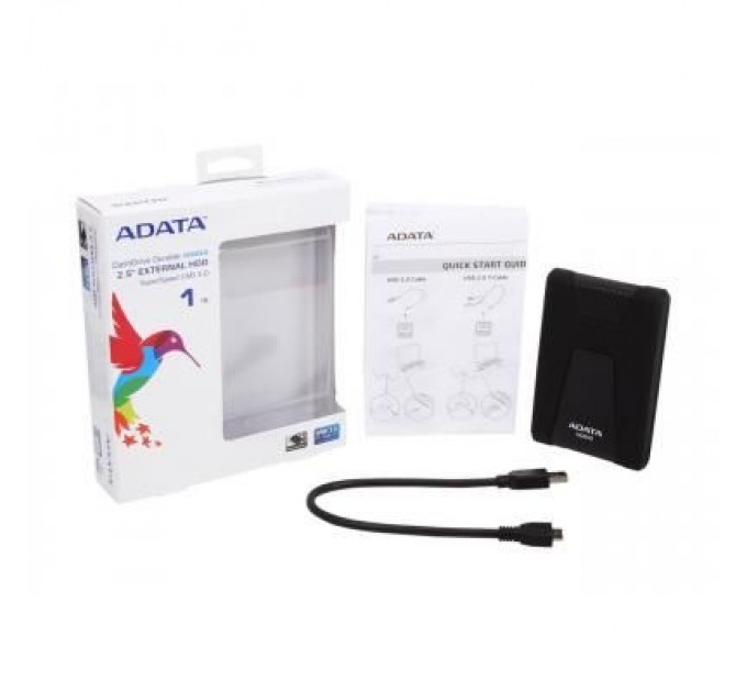 ADATA Зовнішній жорсткий диск 2.5" 1TB ADATA (AHD650-1TU31-CBK)