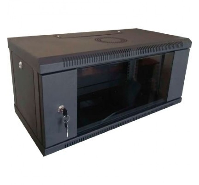 Hypernet Шафа настінна Hypernet 4U 19" 600x450 (WMNC-4U-FLAT-BLACK)