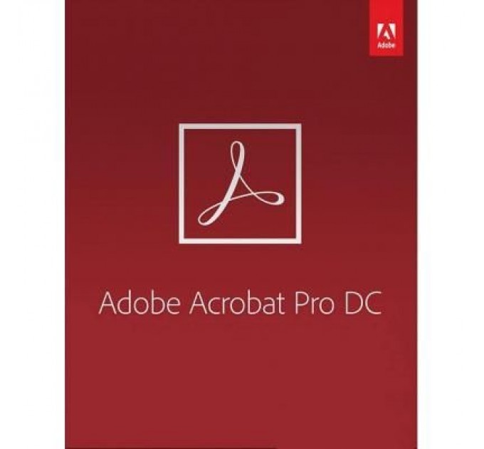 Adobe Офісний додаток Adobe Acrobat Pro for teams Multiple/Multi Lang Lic Subs New 1Year (65324059BA01A12)