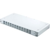 Патч-панель оптична 1U, FC, сплайс касети S400-A Crosver (FOB 19/1-400A/24-1-24-FC)