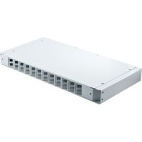 Патч-панель оптична 1U, SC, сплайс касети S400-A Crosver (FOB 19/1-400A/24-1-24-SC)