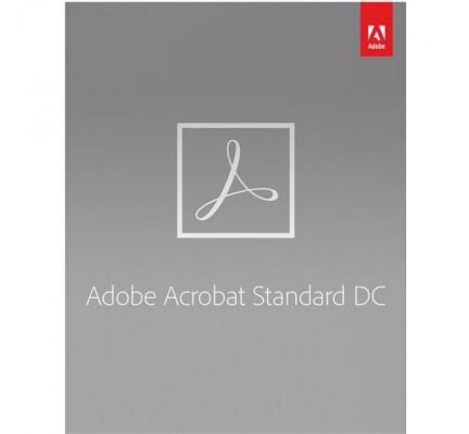 Adobe Офісний додаток Adobe Acrobat Standard DC teams Windows Multi Lang/ Lic Subs New 1 (65297920BA01A12)