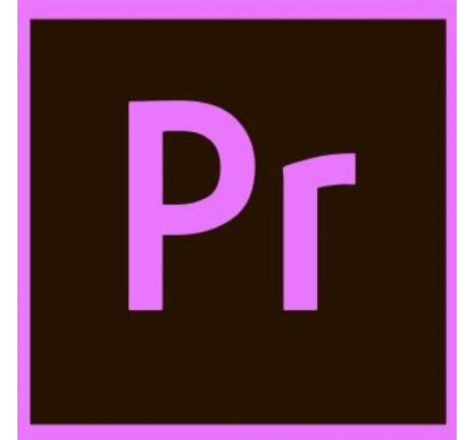 Adobe ПЗ для мультимедіа Adobe Premiere Pro CC teams Multiple/Multi Lang Lic Subs New (65297627BA01B12)
