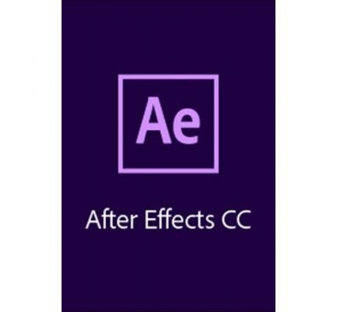 Adobe ПЗ для мультимедіа Adobe After Effects CC teams Multiple/Multi Lang Lic Subs New 1Yea (65297727BA01B12)