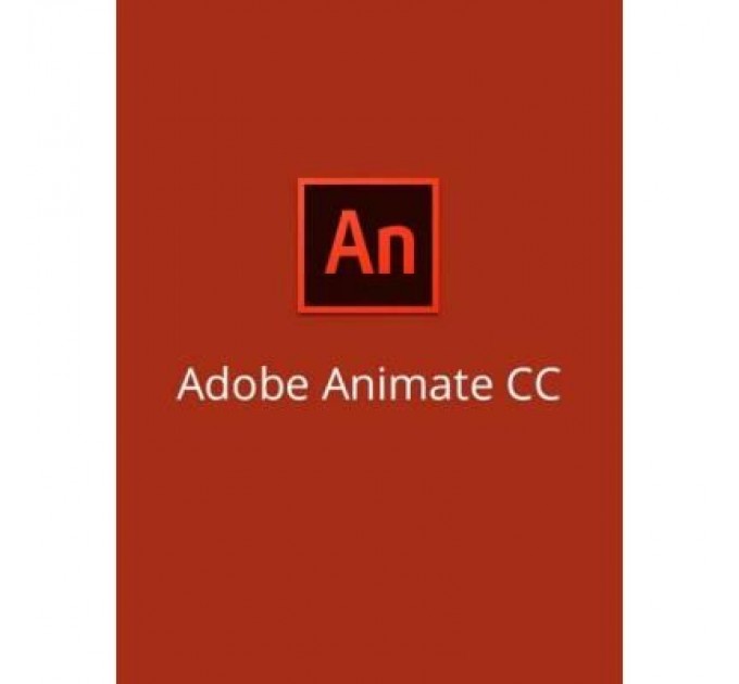 Adobe ПЗ для мультимедіа Adobe Animate CC / Flash Professional CC teams Multiple/Multi Lang (65297552BA01B12)