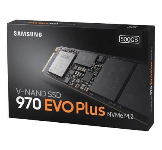 Samsung Накопичувач SSD M.2 2280 500GB 970 EVO Plus Samsung (MZ-V7S500BW)