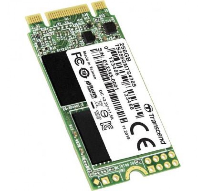 Transcend Накопичувач SSD M.2 2242 256GB Transcend (TS256GMTS430S)
