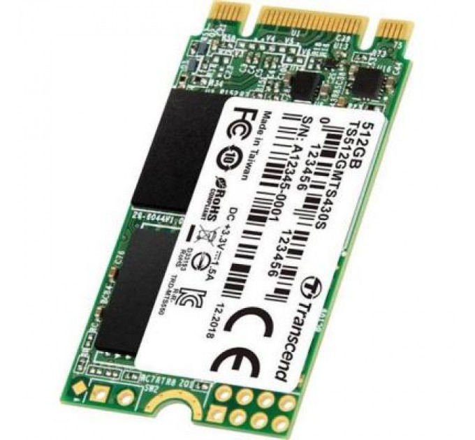 Transcend Накопичувач SSD M.2 2242 512GB Transcend (TS512GMTS430S)