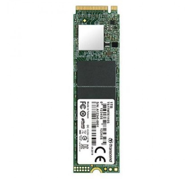 Transcend Накопичувач SSD M.2 2280 1TB Transcend (TS1TMTE110S)