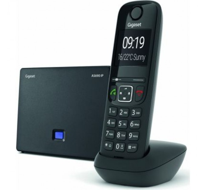 Gigaset IP телефон Gigaset AS690 IP BLACK (S30852H2813S301)